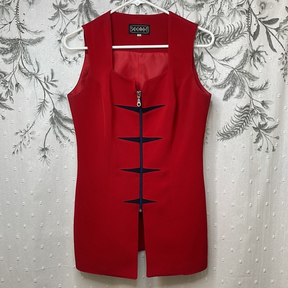 Vintage 2 piece dress blouse and jacket - Picture 4 of 7